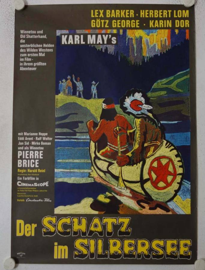 Treasure of the Silver Lake original release german movie poster